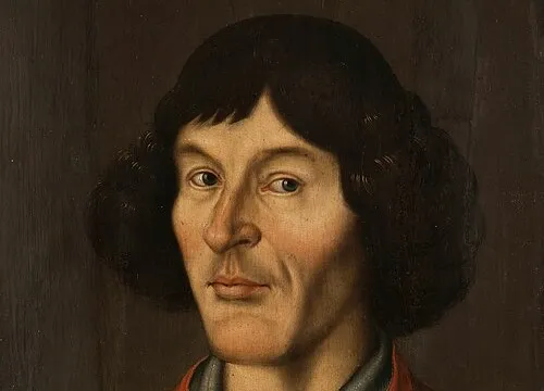 Portrait of Nicolaus Copernicus, the scientist who first proposed the heliocentric model of the solar system in the 16th century.