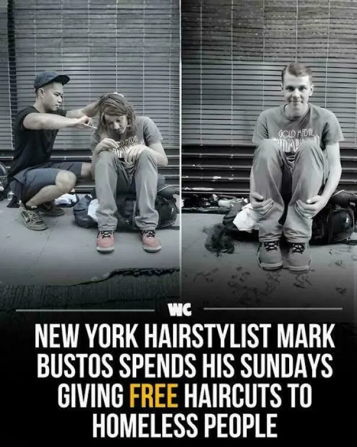 NYC Hairstylist Spends His Sundays Giving Free Haircuts To Homeless People
