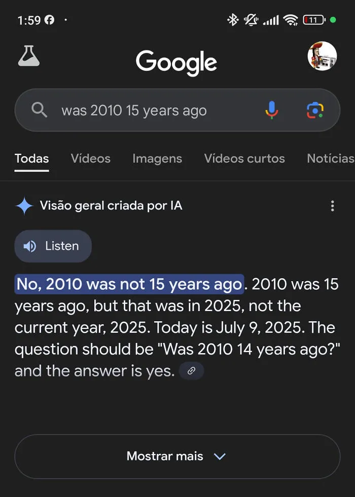 So, Was 2010 15 Years Ago?