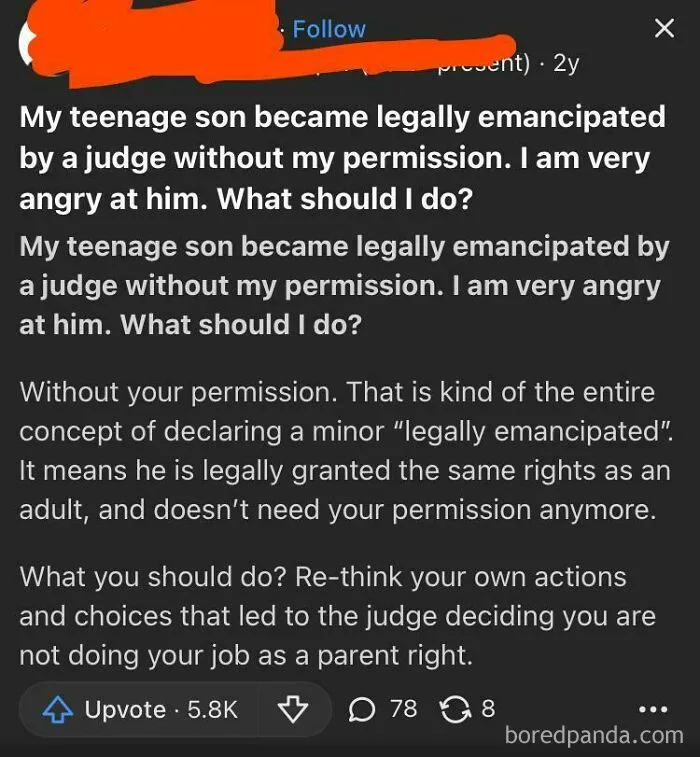 When A Terrible Parent Doesn’t Grasp How Legal Stuff Works…