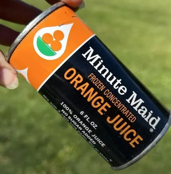 Making Orange Juice From A Frozen Paper Can