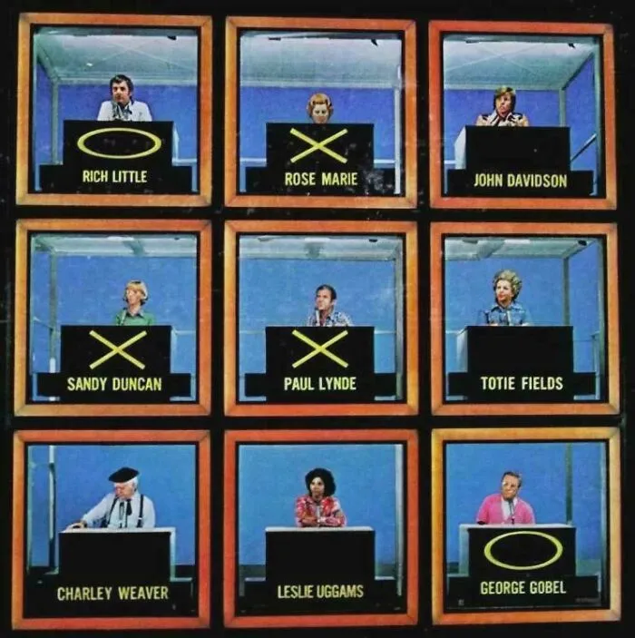 A classic game show panel reminds you how old you are, taking you way back to nostalgia.