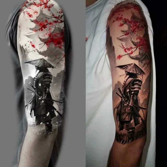 My First Tattoo! Done In A ~10 Hour Session By Tom Osvath Of Mayday Tattoo Co In Chicago, IL. (Design And Finished Product)!