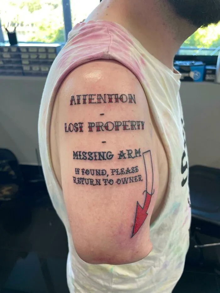‘Lost Property’ - By Leigh At Canberra Ink, Canberra
