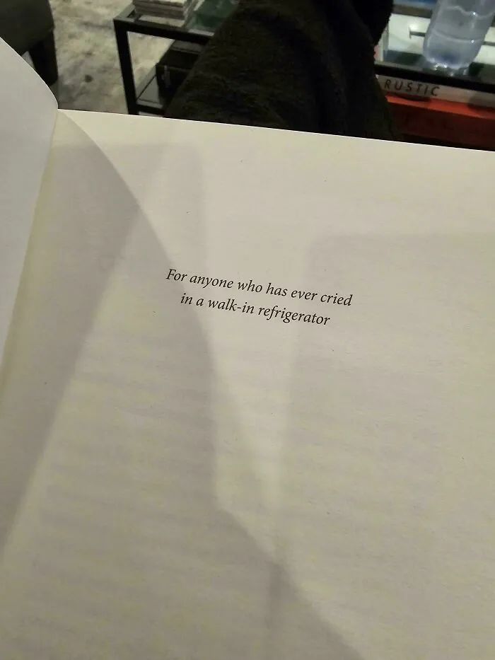 The Dedication On My New Book