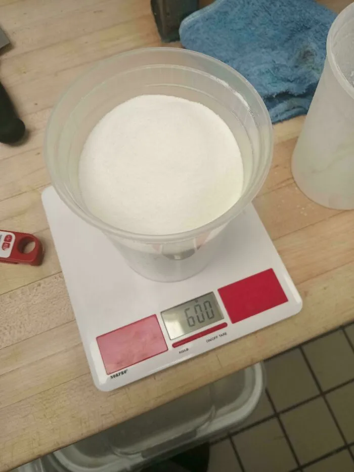 Eyeballed My Sugar In Front Of Chef. "That's About 600g". Chef: "You Sure About That?"