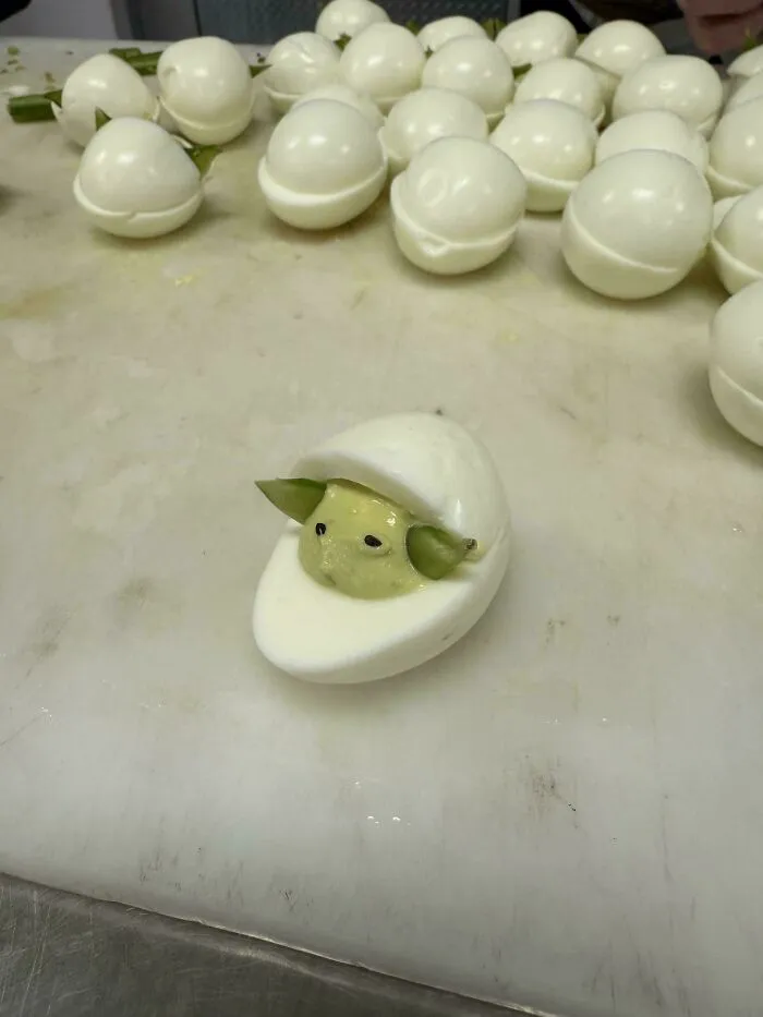 I Asked One Of My Cooks To Make Deviled Eggs