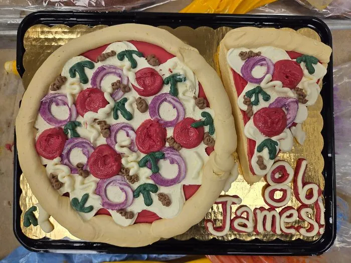 Our Pizza Cook Is Moving. Bakery Team Absolutely Nailed It