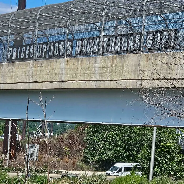 Saw This Over Friday Shore Traffic Outside Philly (Rt 76 King Of Prussia) They Speak The Truth!