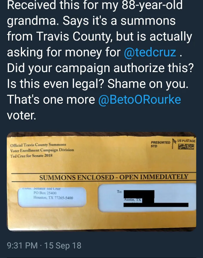 Fake "Important" Junk Mail
