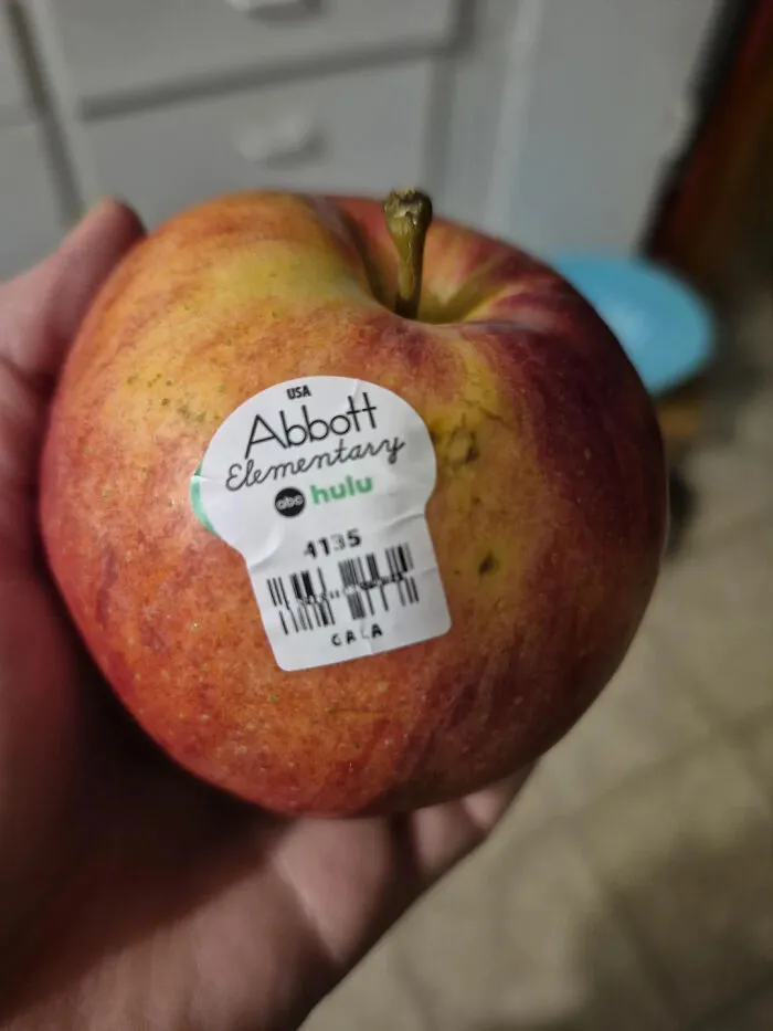 I Guess Apples Have Advertisements On Them Now
