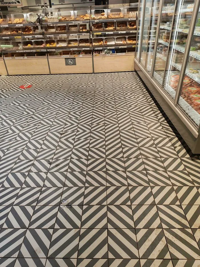 This Floor Tiling That Supermarkets In My City Have Now