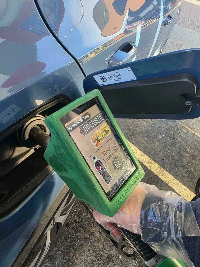 We Can't Even Pump Fuel Anymore Without Holding A Digital Billboard (Netherlands)