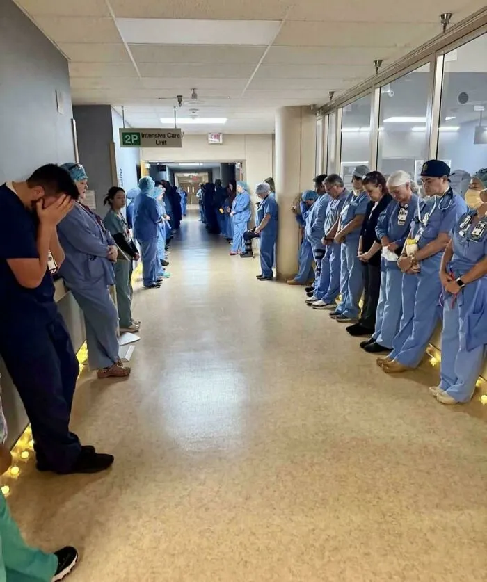 Alex Pretti’s Coworkers Take A Moment Of Silence This Morning