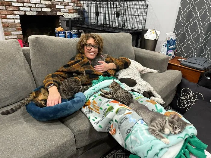 I’m Not Sure My Wife Could Have Been Any Happier. All 5 Found A Spot