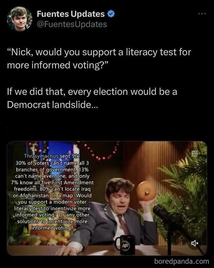 "If Only Smart People Vote Then The Democrats Will Win"