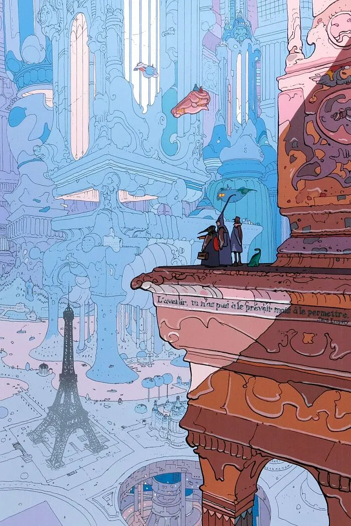 An Epic Paris Of The Future, Illustrated By Moebius, AKA Jean Giraud