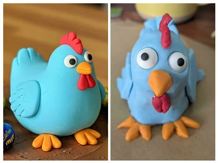 My Aim Versus What I Achieved For My Kid's Birthday Cake 🐔