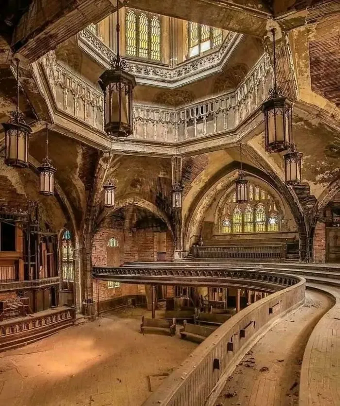 Lugar abandonado en Detroit, EEUU