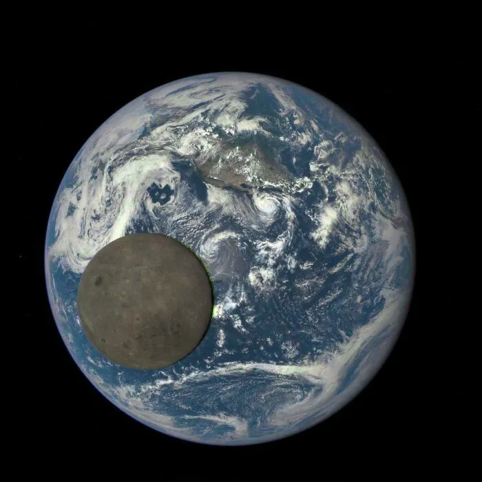 From A Million Miles Away, NASA Captures Moon Crossing Face Of Earth. (Yes, This Is A Real Image)