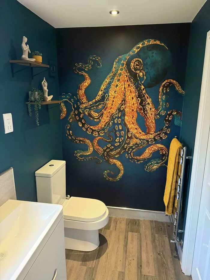 There Is An Octopus In My Bathroom!