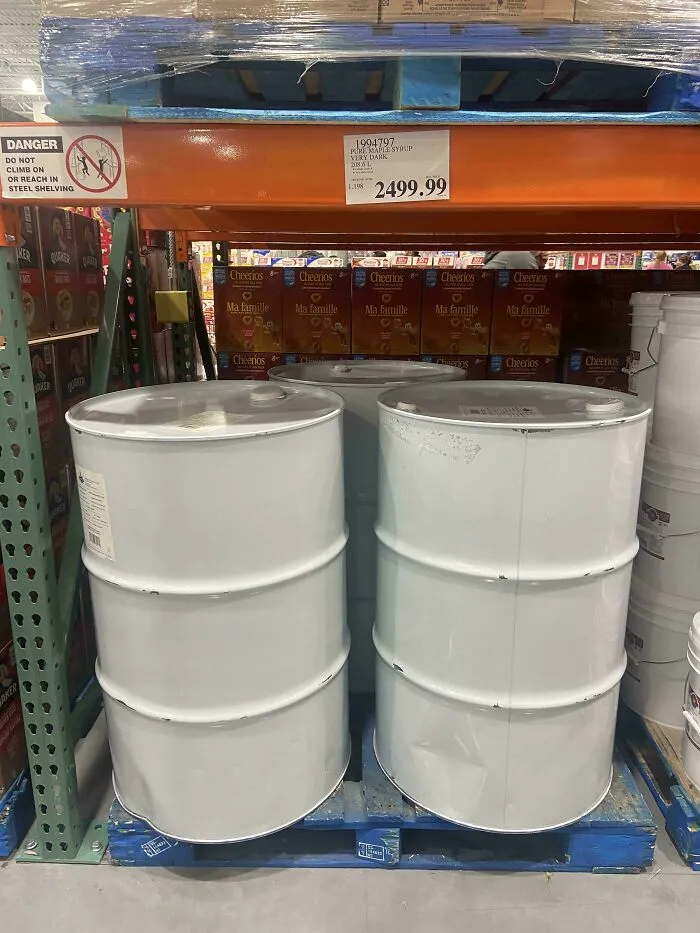 I Can Purchase A 55 Gallon Drum Of Maple Syrup At My Local Costco
