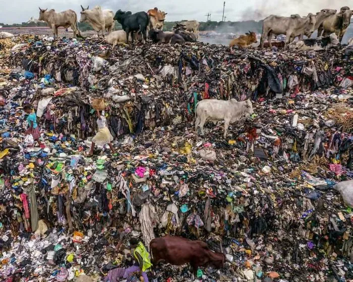 A Textiles ‘Dump’ Site In Protected Ghanaian Wetlands