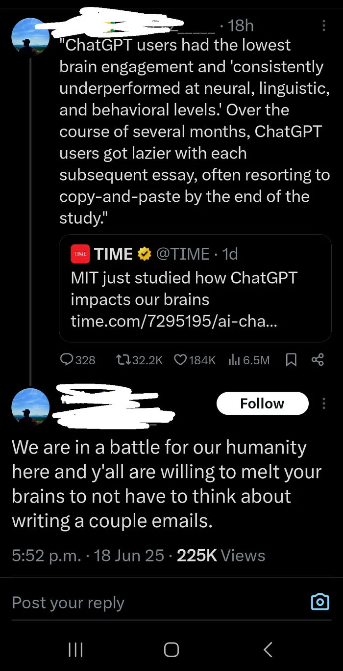 Chatgpt Is Melting Our Brain