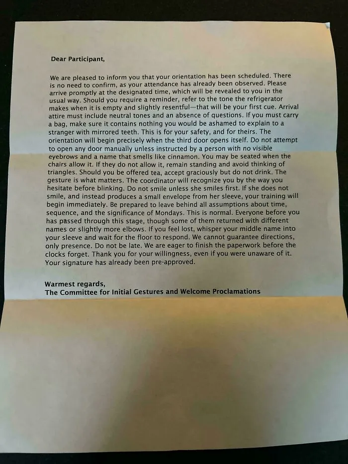 What Is This Letter That Got Sent To Me