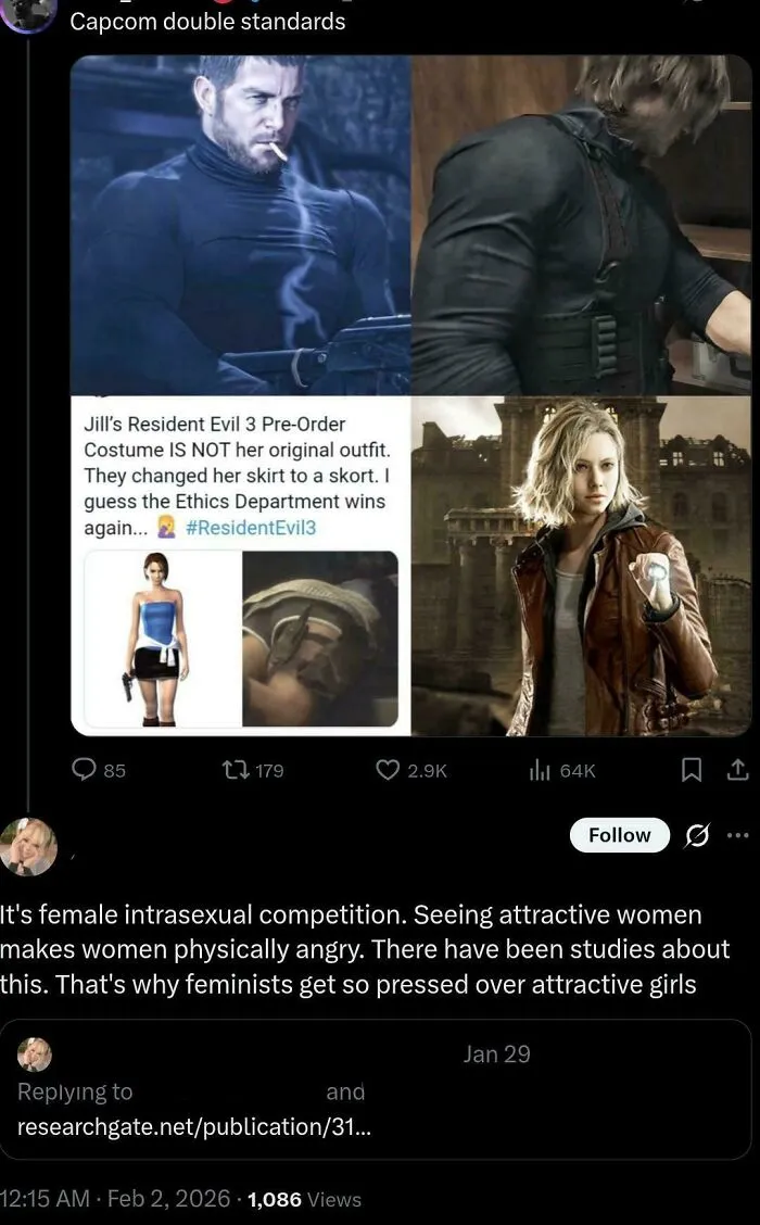 "Female Intrasexual Competition" Bruhh What?!