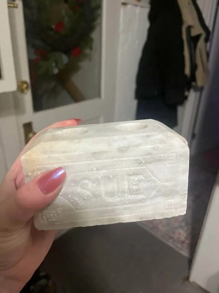 Found This In The Backyard. Sue Is The Name Of The Previous Owner Who Died In 1975