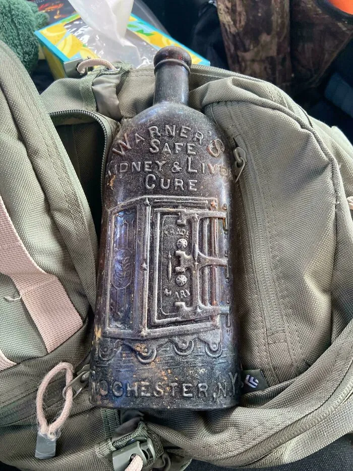 I Found This In The Creek A While Back. Almost Didn’t Even Pick It Up When I First Saw It. This Is My First One Of These Warner’s Safe Bottles