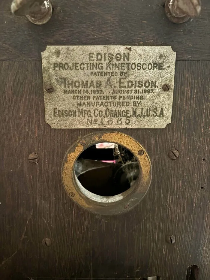 Edison Projecting Kinetoscope Found In The Basement Of A House I Bought, United States
