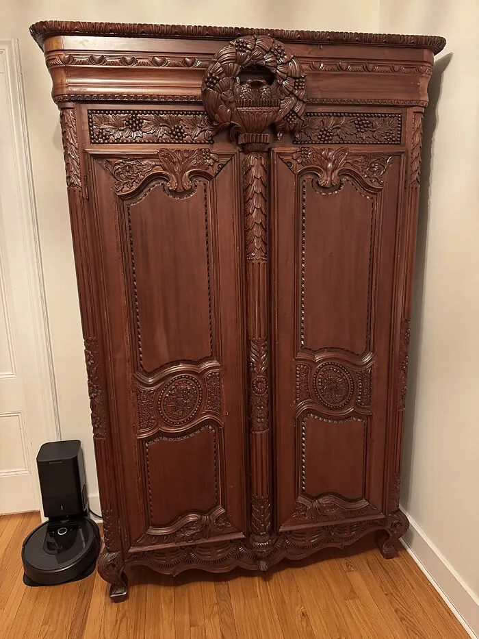 Trying To Figure Out When This Armoire Is From, And What It Could Be Worth. USA