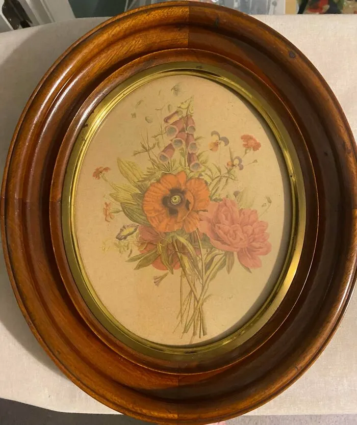 Found Hidden Portrait In Thrift Store Frame. Curious Of How Old It Could Be. Maryland, United States
