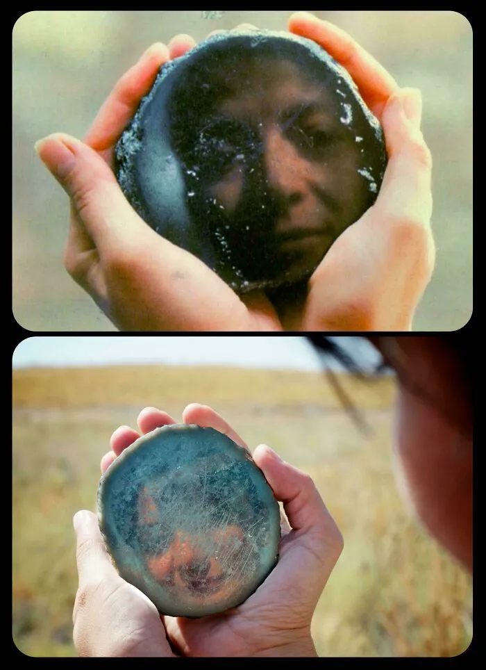 Prehistoric Mirrors From Turkey, C.6400 Bce: These Are The Oldest Manufactured Mirrors In The World, Dating Back To More Than 8,000 Years Ago; They Were Meticulously Crafted From Pieces Of Obsidian