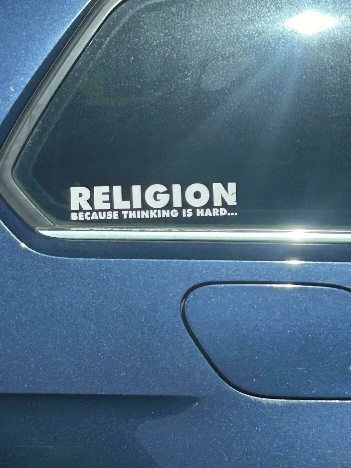 Not A Bumper But A Thinker
