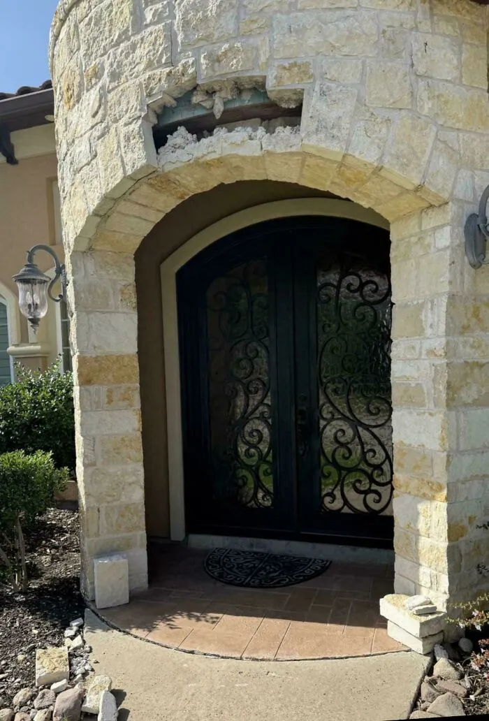 Rare Image Of Mcmansion Shedding Its Summer Skin