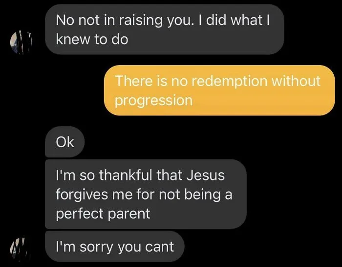 My Mother On The Topic Of Whether She Understood The Trauma She Put Me Through As A Child
