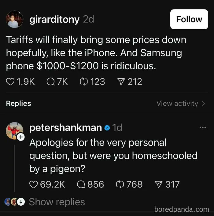 Tariffs Will Bring Prices Down