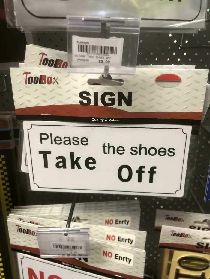 Please The Shoes Take Off