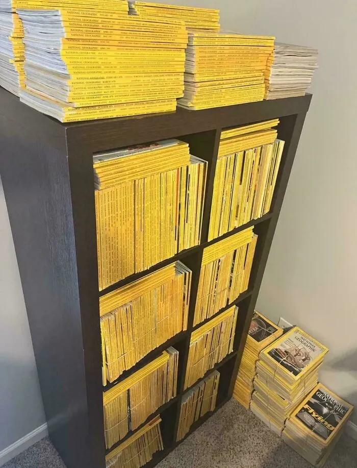 My Grandmother Had A Large Number Of National Geographic Magazines. I Recall Looking At The Pictures While I Drank My Chocolate Milk. Good Times