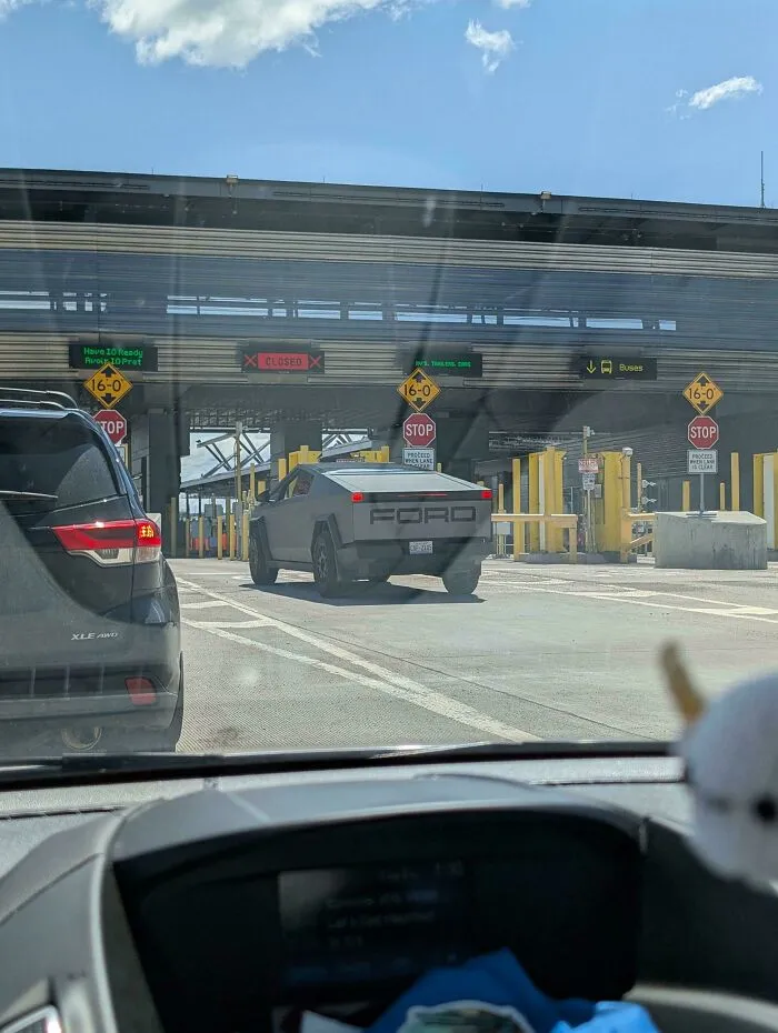 Amazing Camouflage - Definitely Not A Tesla