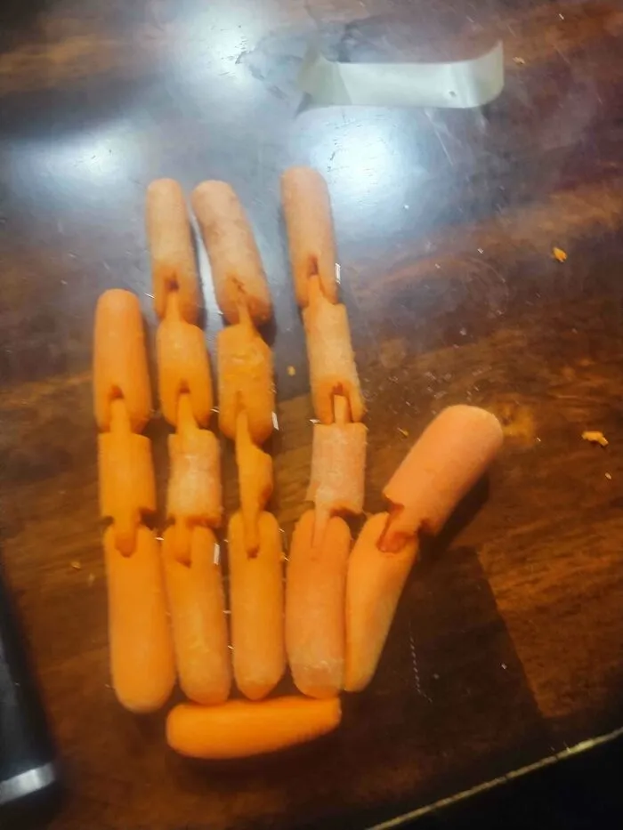 Was Told My Carrot Hand Belonged Here