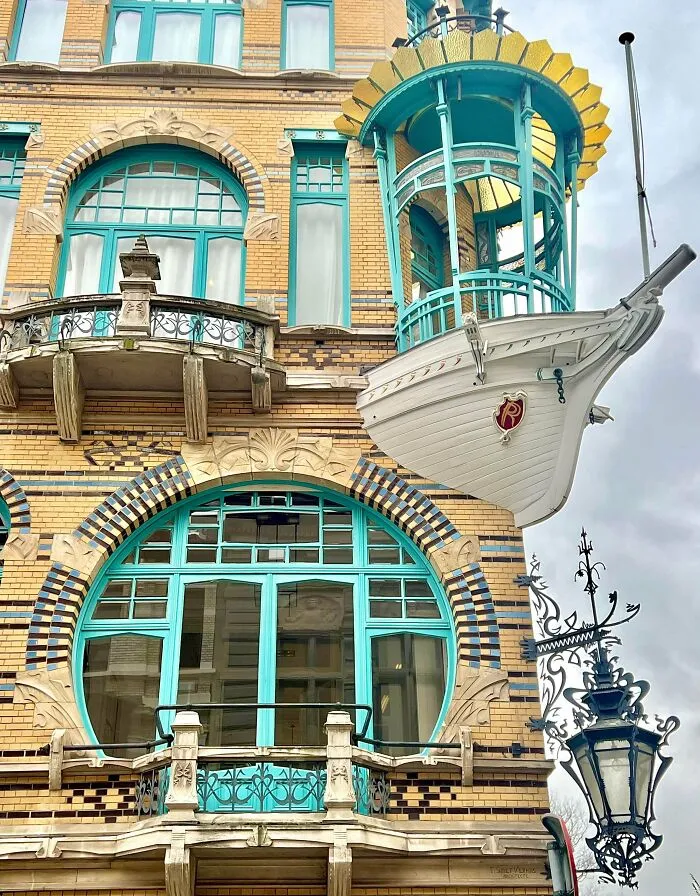 Art Nouveau Architecture In Antwerp Be