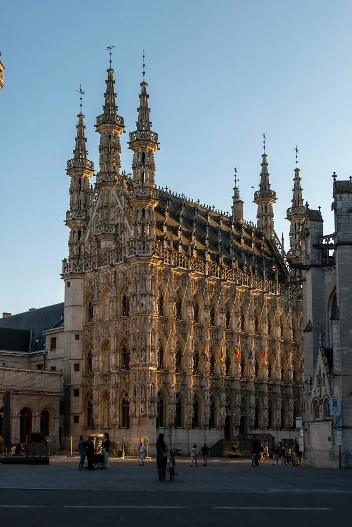 This Is Definitely One Of My Favorite Buildings Of All Time. The Leuven Town Hall, Belgium 🇧🇪