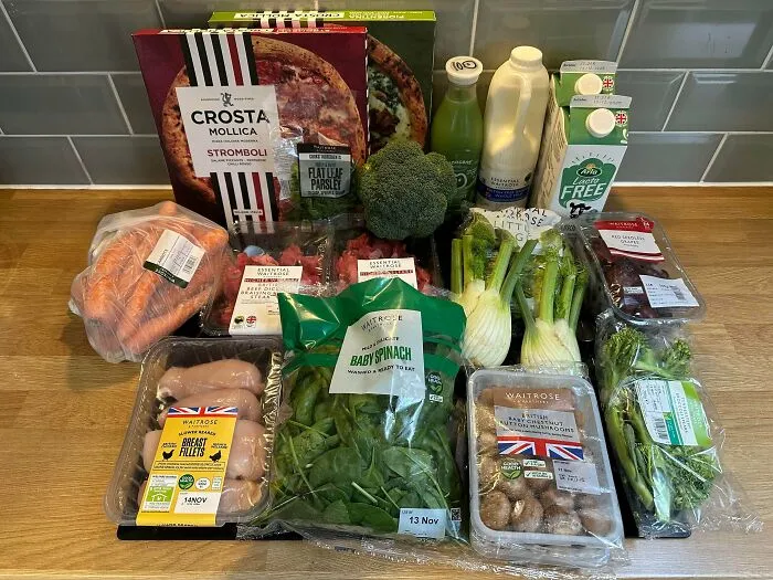UK - Waitrose - Weekly Shop For A Couple - £98.63