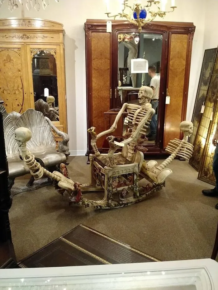 This Chair Found At Roy's Hotdogs & Used Furniture
