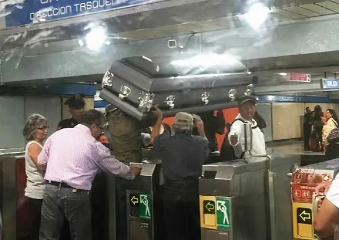 A Coffin In The Subway