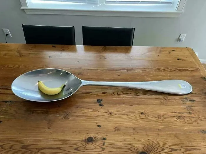 Giant Spoon - Banana For Scale